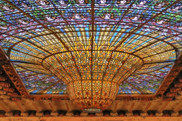 スペインのカタルーニャ音楽堂