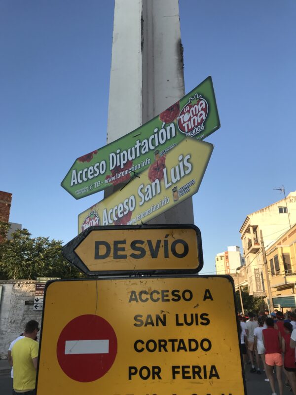 スペインのトマト投げ祭り