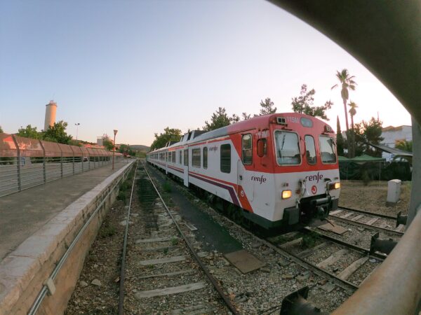 スペインの汽車